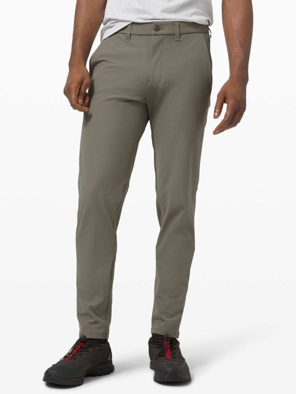 Lululemon $128 Commission ABC Pant Slim Warpstreme 5-Pocket Olive Green M5524T